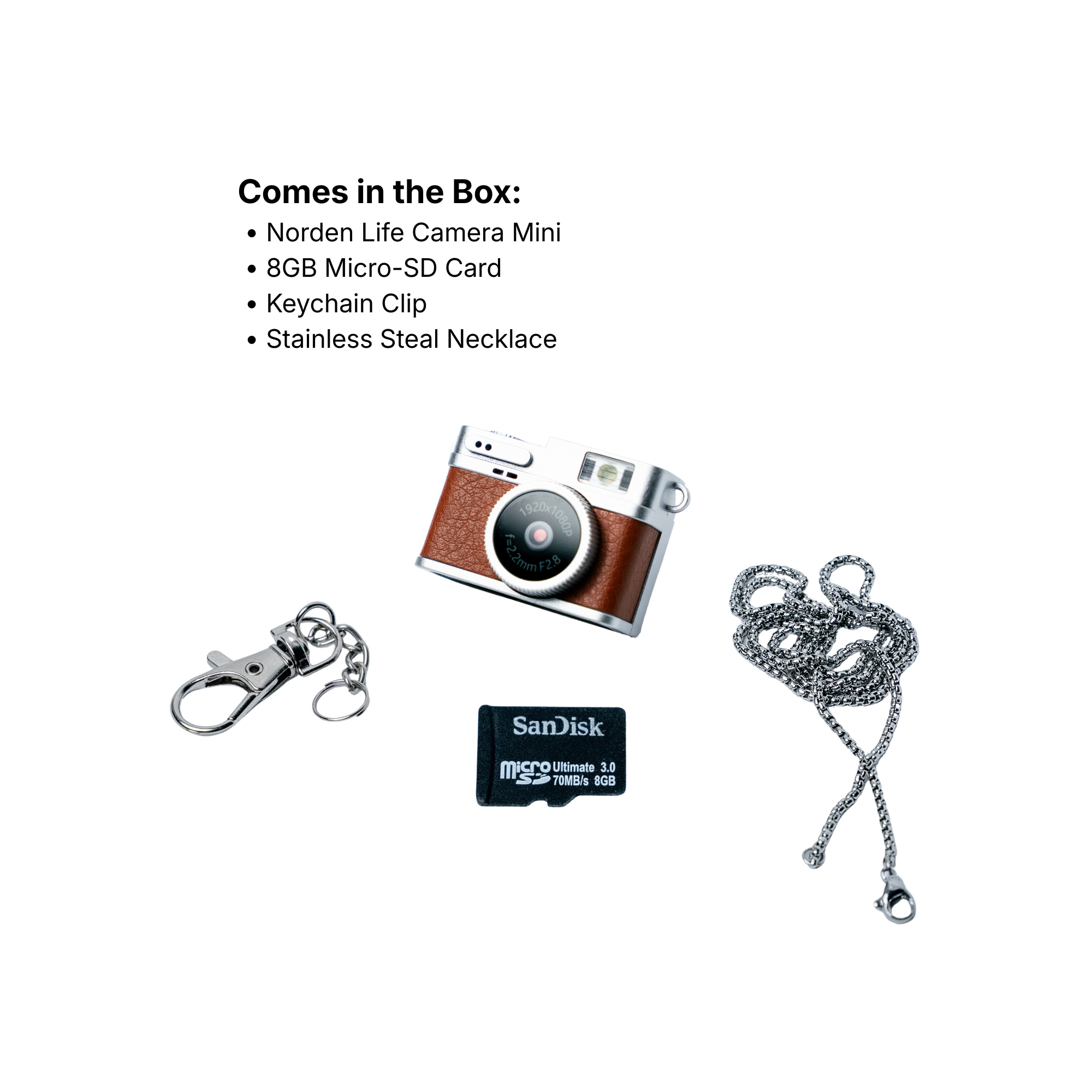 Norden Life Camera Mini (Brown Leather)