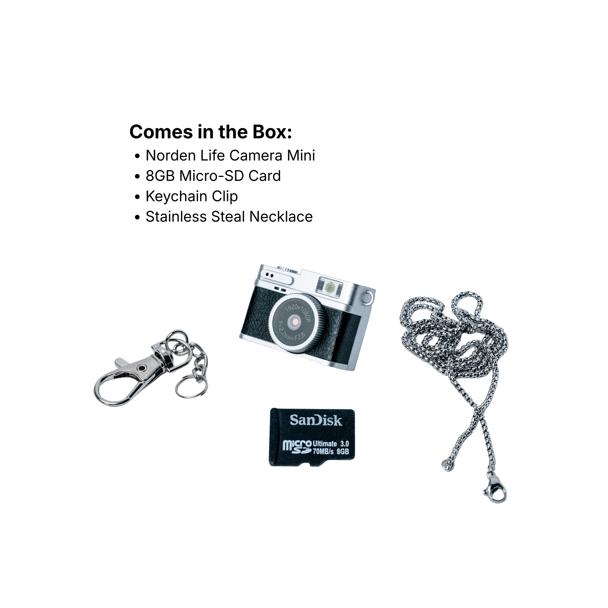 Norden Life Camera Mini (Black Leather)